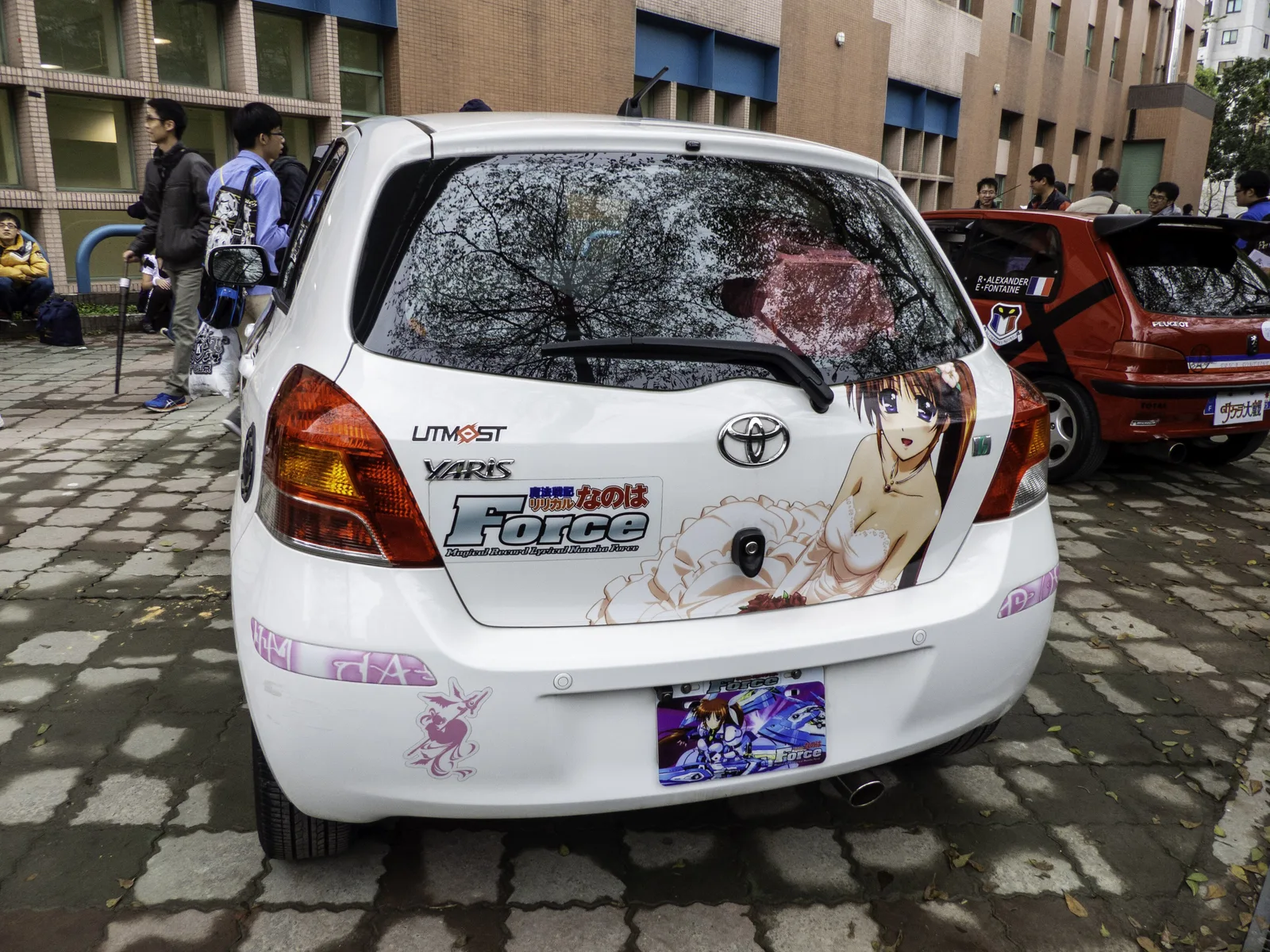 Nanoha Takamachi itasha at FF23 20140215 end