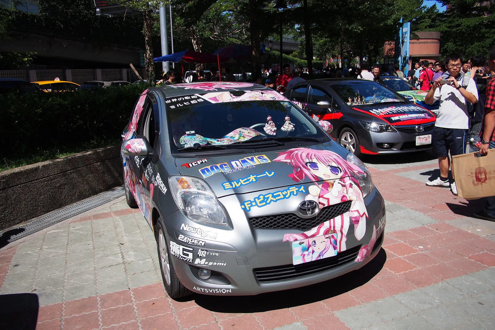 Itasha of Millhiore F. Biscotti, Dog Days at FF20 20120728