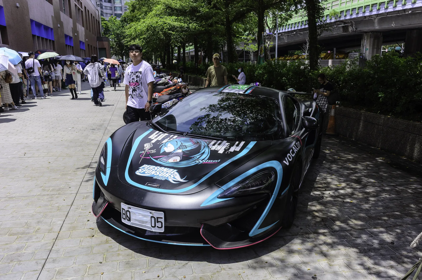 Hatsune Miku itasha BQD-5705 head and Bleach T-shirt (53112296775)