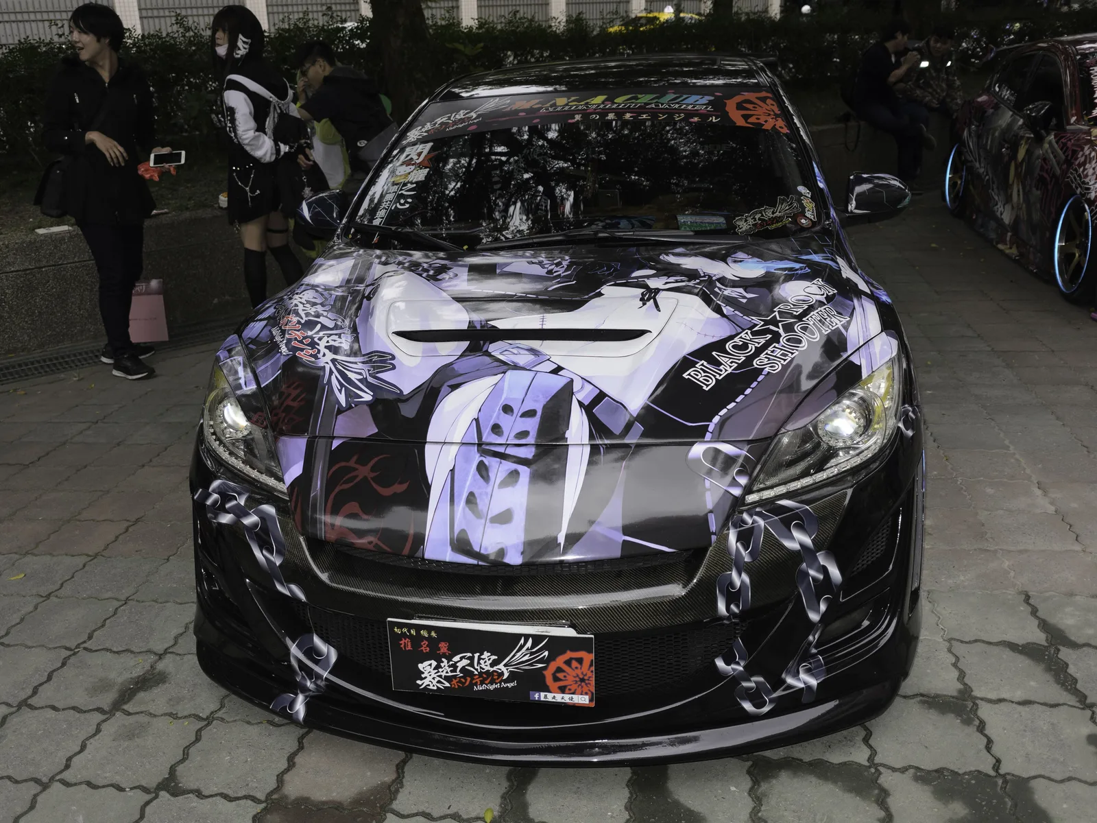 Black Rock Shooter's itasha 5672-YB head 20181208c