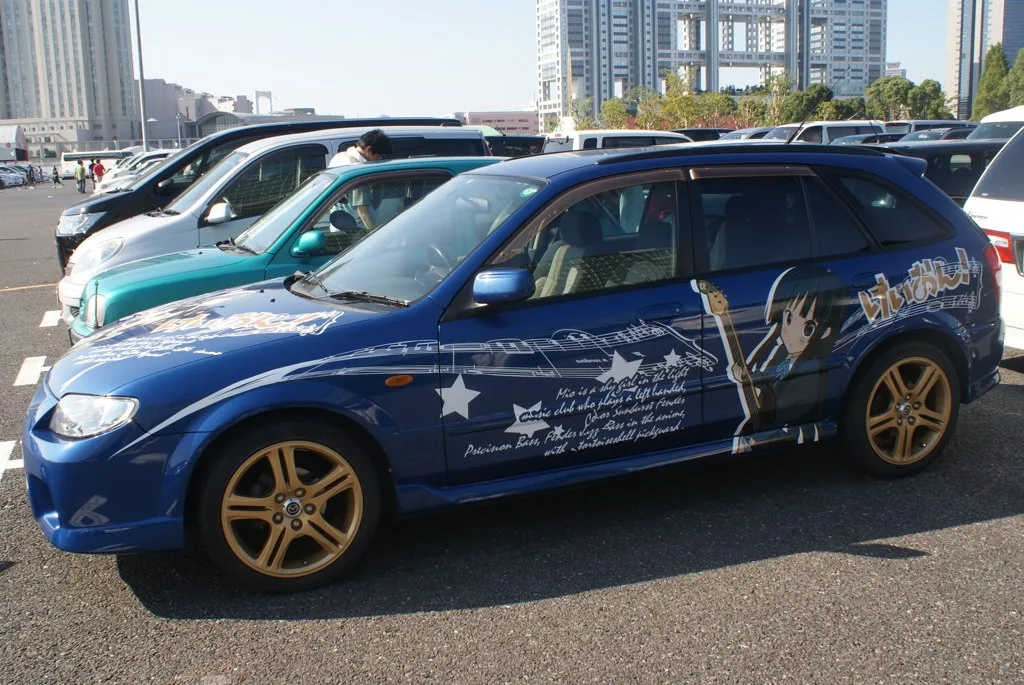 Mio Akiyama from K-On! itasha left 20090815
