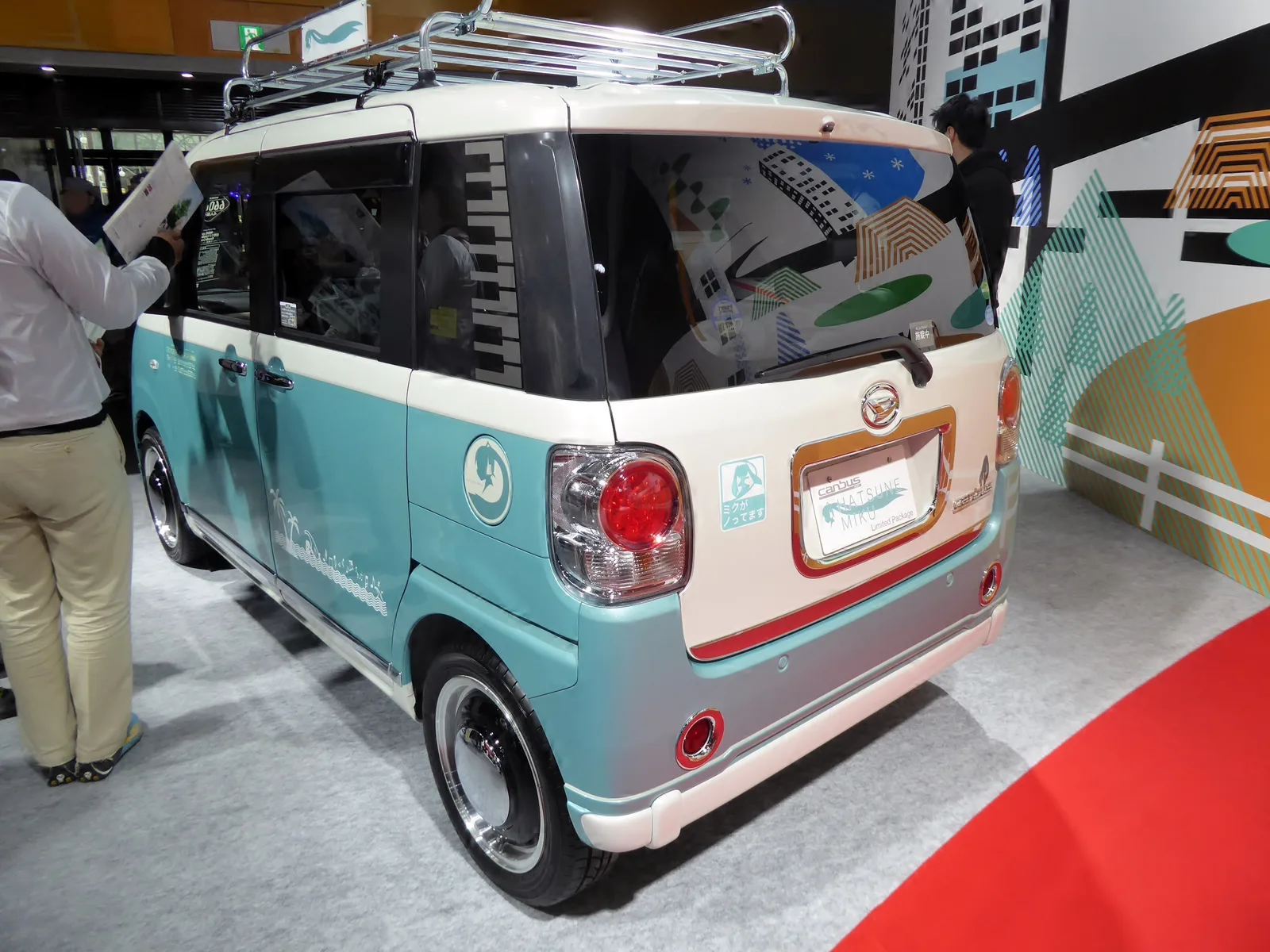 Osaka Auto Messe 2019 (177) - Daihatsu MOVE canbus HATSUNEMIKU Limited Package Beach Cruisin' ver