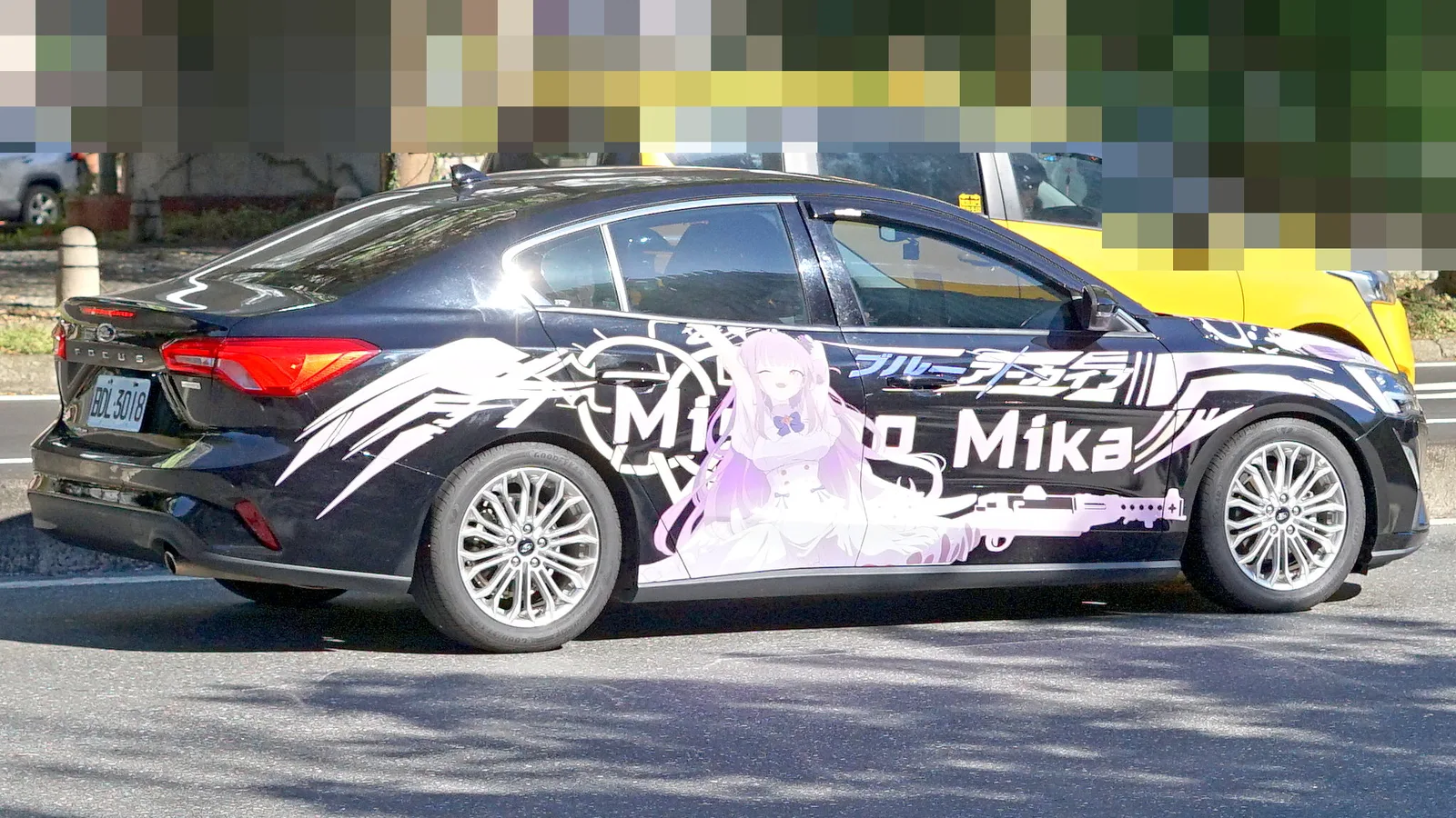 Ford Focus BDL-3018 right side on Xinhai Road 20231210