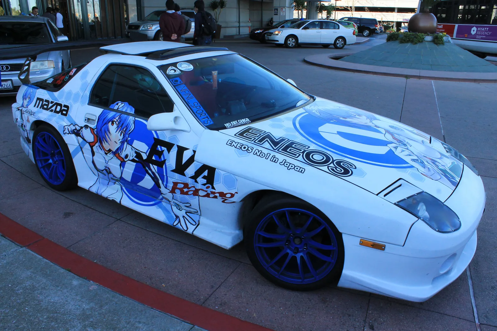 Rei Ayanami on EVA Racing itasha at AOD 20150131 1