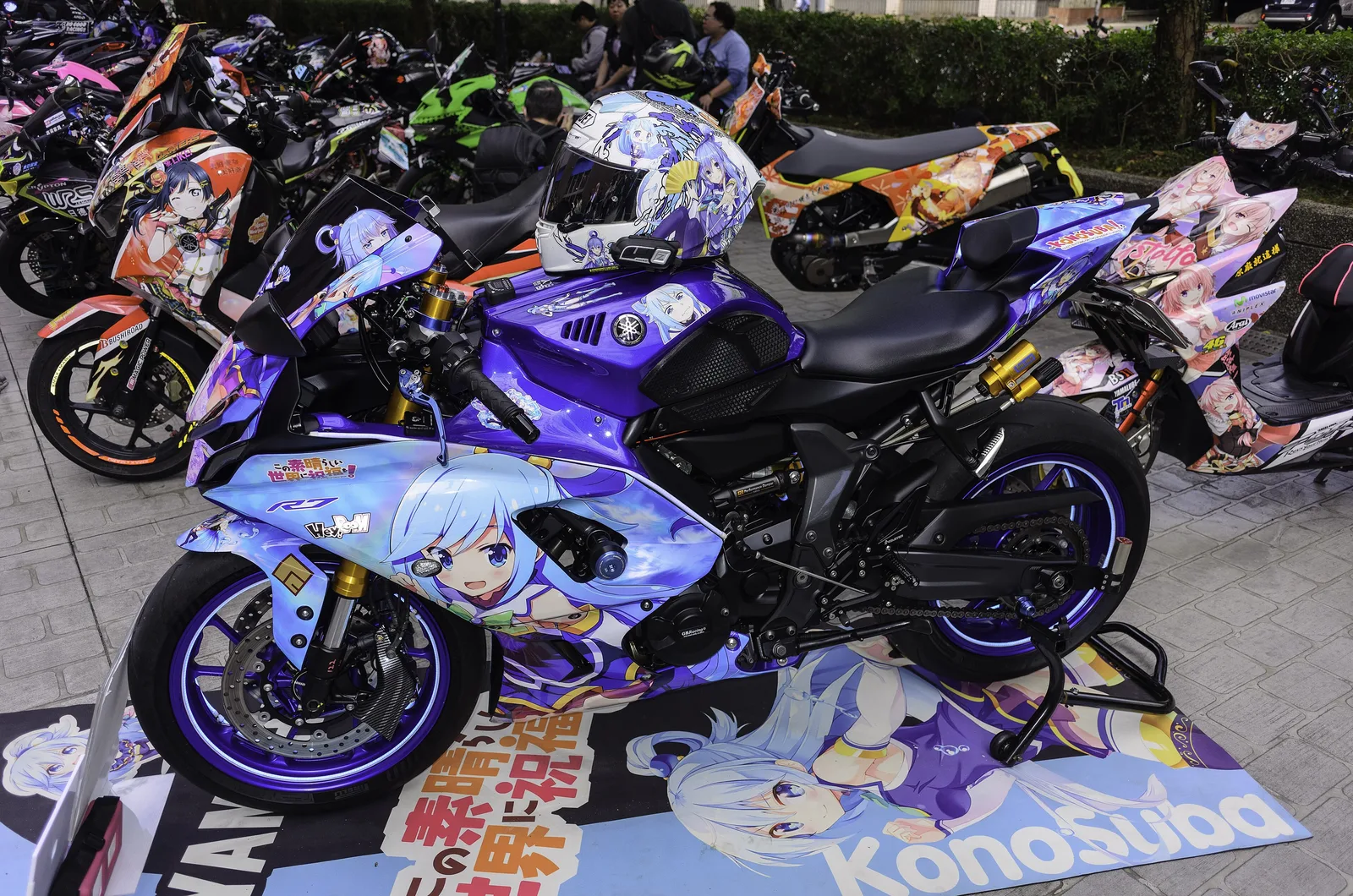 Aqua itansha left side and Aqua helmet 20231209b