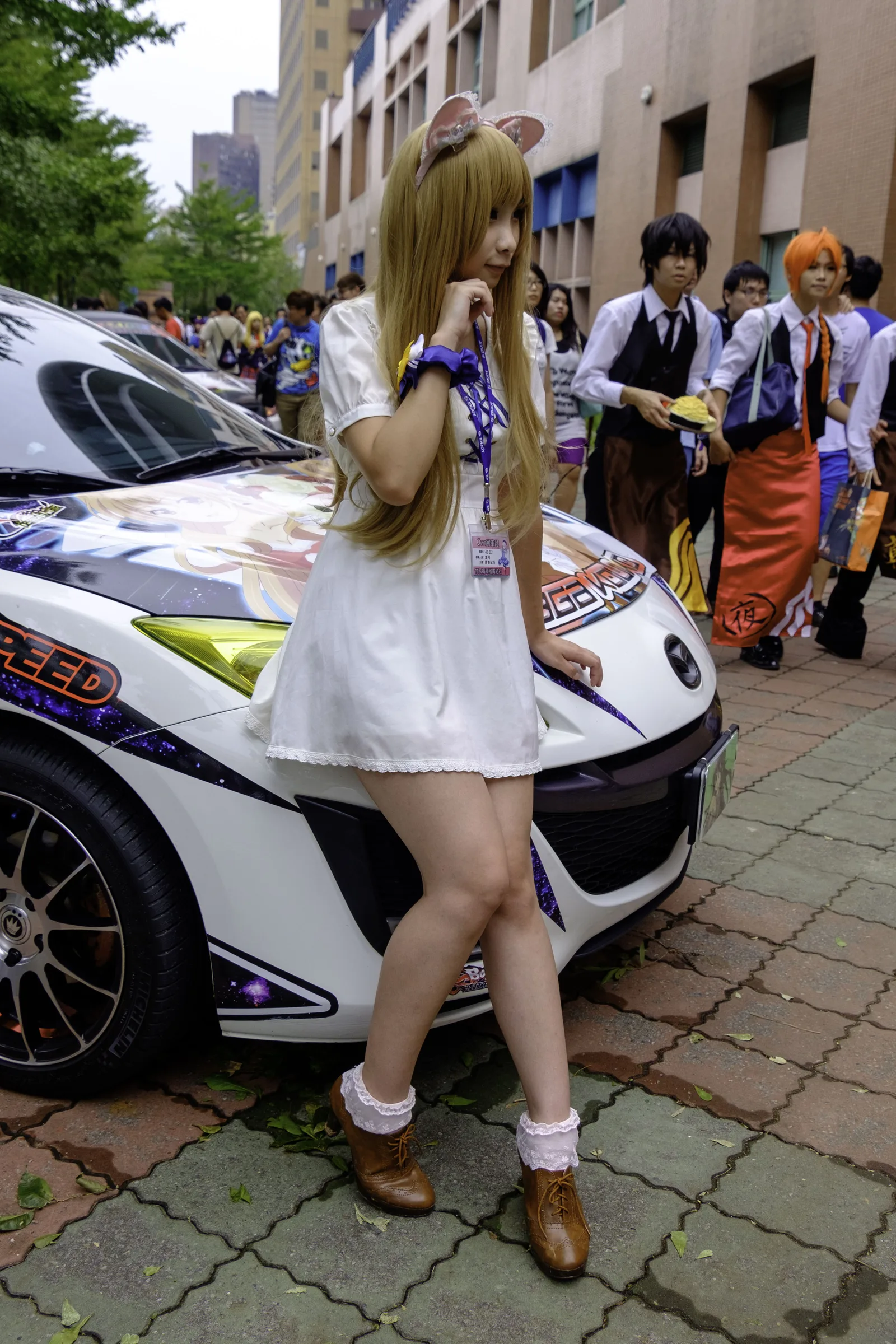Rurara831 as Kōko Kaga with itasha at CWT40 20150809d