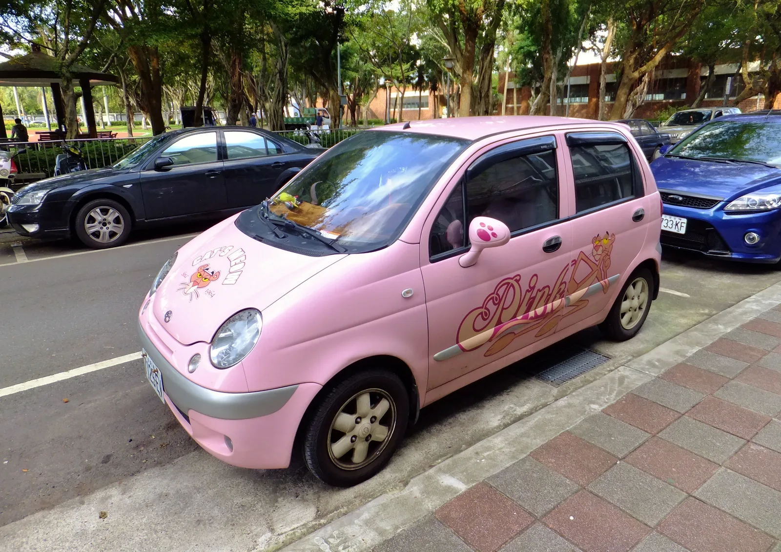 FAC Matiz with Pink Panther Painting 20111128