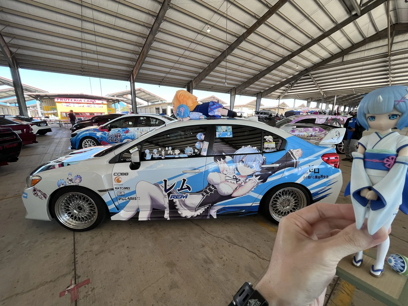 Ram and Rem Subaru WRX Itasha - Rem side (52776550323)