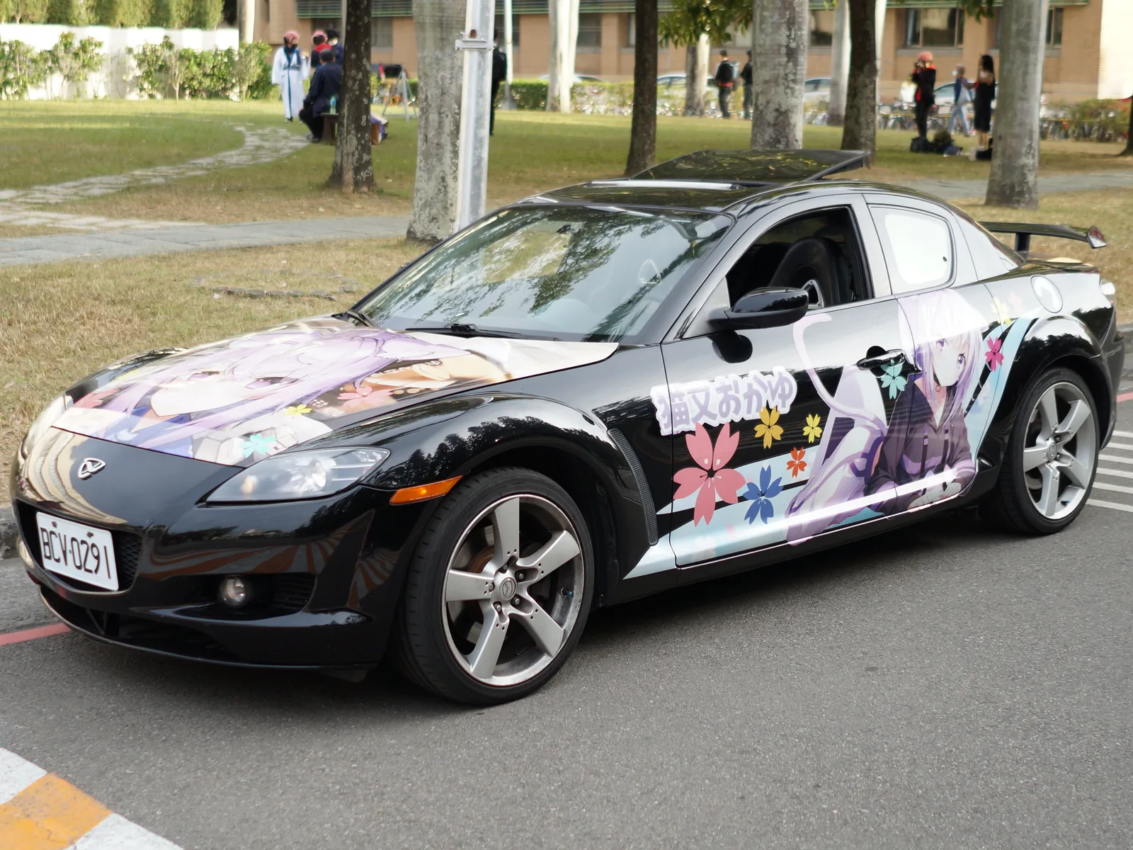 Okayu Nekomata itasha BCV-0291 left side 20211219a