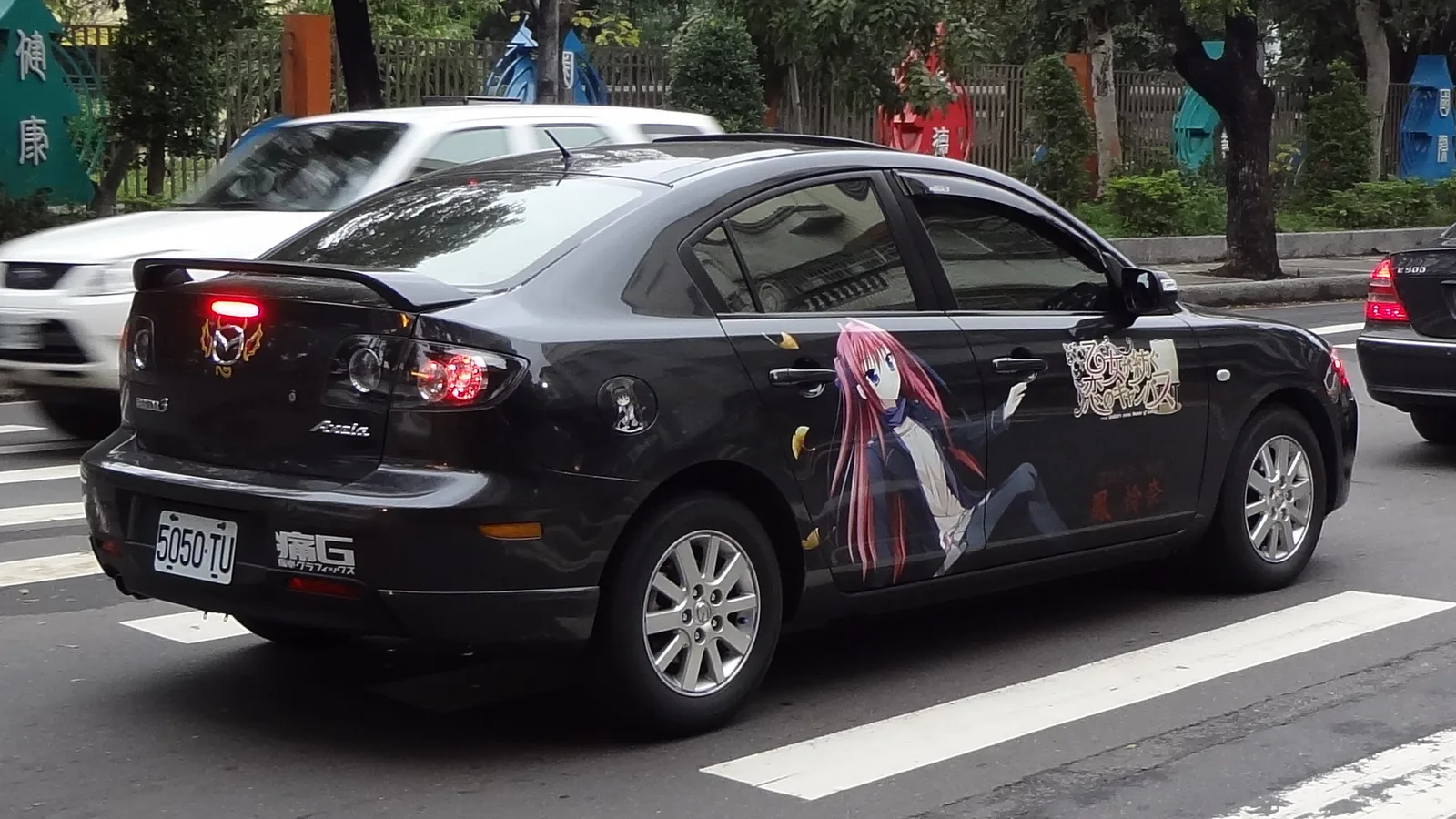 Mazda 3 itasha 5050-TU of Rena Ootori, Otome ga Tsumugu Koi no Canvas 20160205