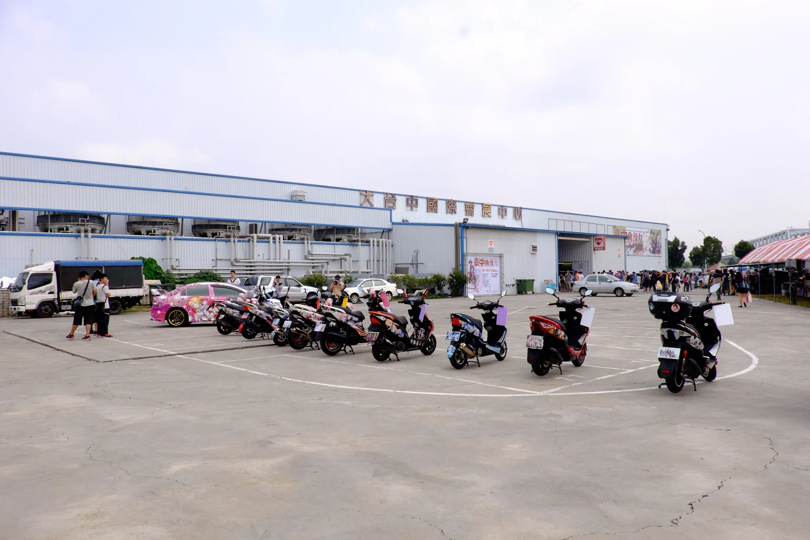 Front View of Greater Taichung International Expo Center in 2015FFTC 20150801
