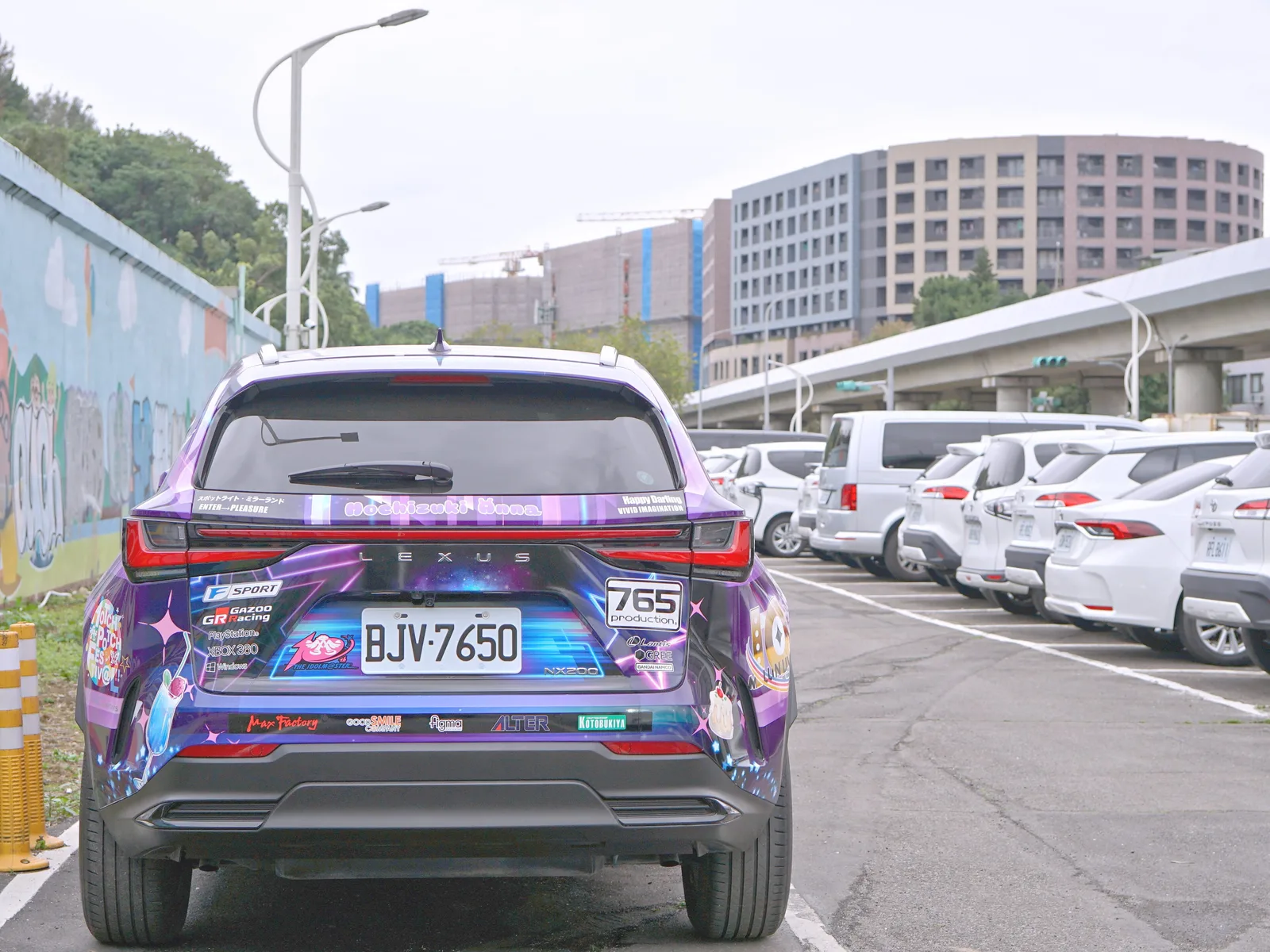 Anna Mochizuki itasha BJV-7650 end and Minglun Social Housing 20250208