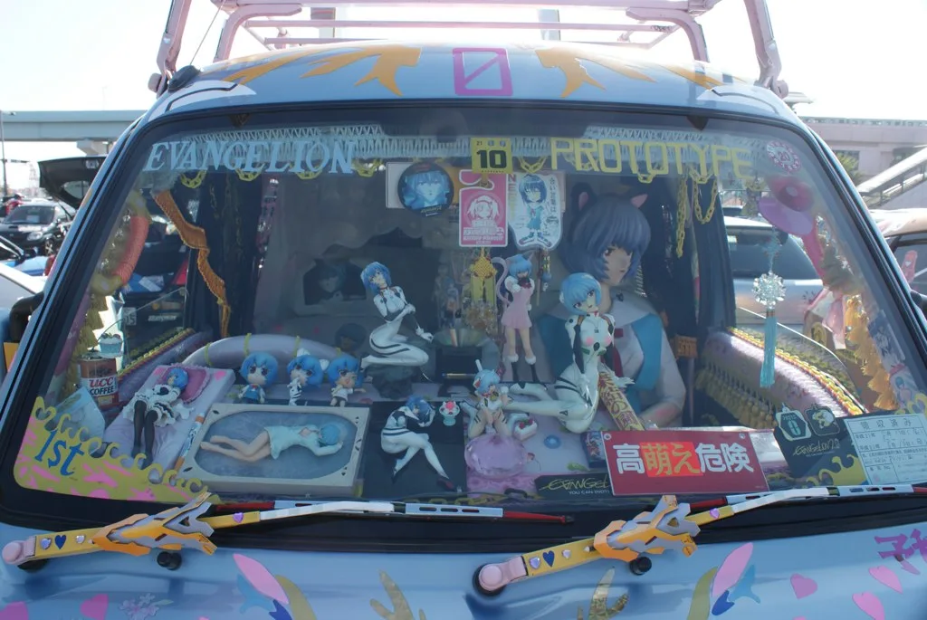 Rei Ayanami itasha front 20090815