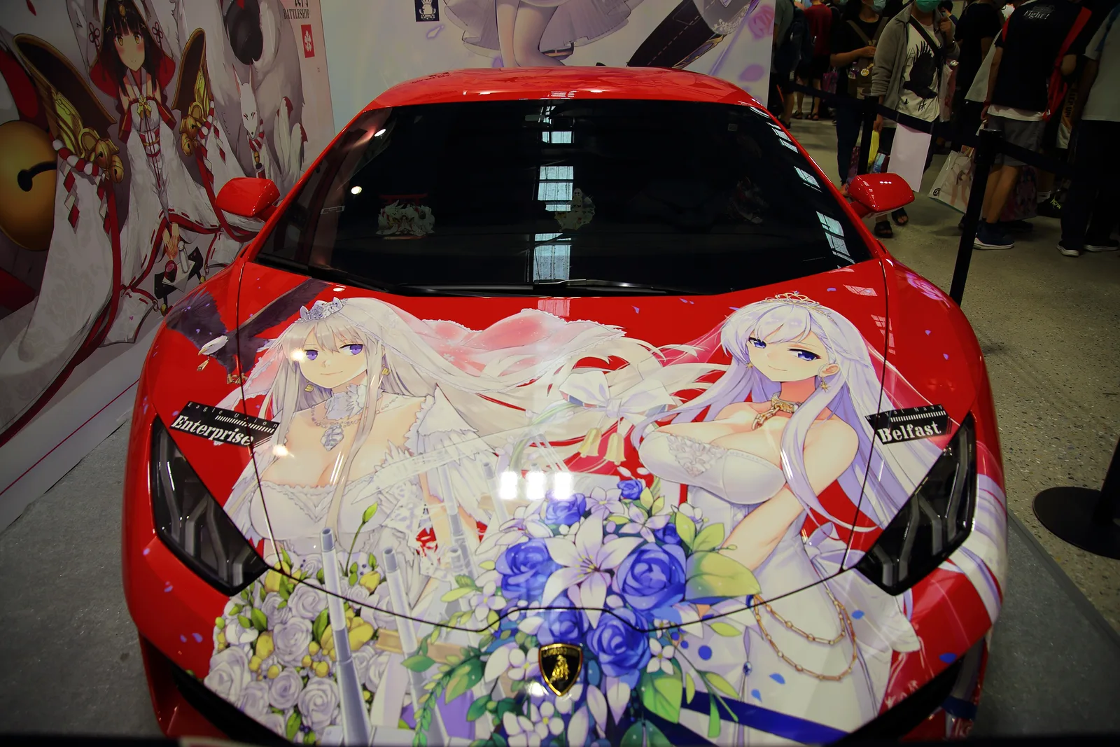 Lamborghini Huracán itasha of Azur Lane head 20200822a