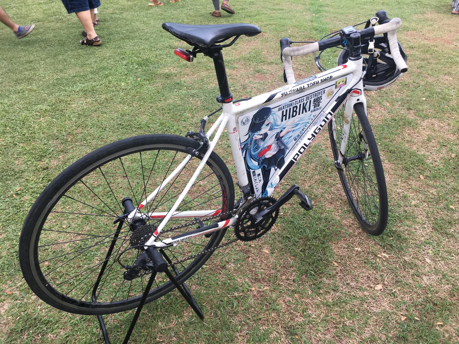 Hibiki Kancolle bicycle itasha