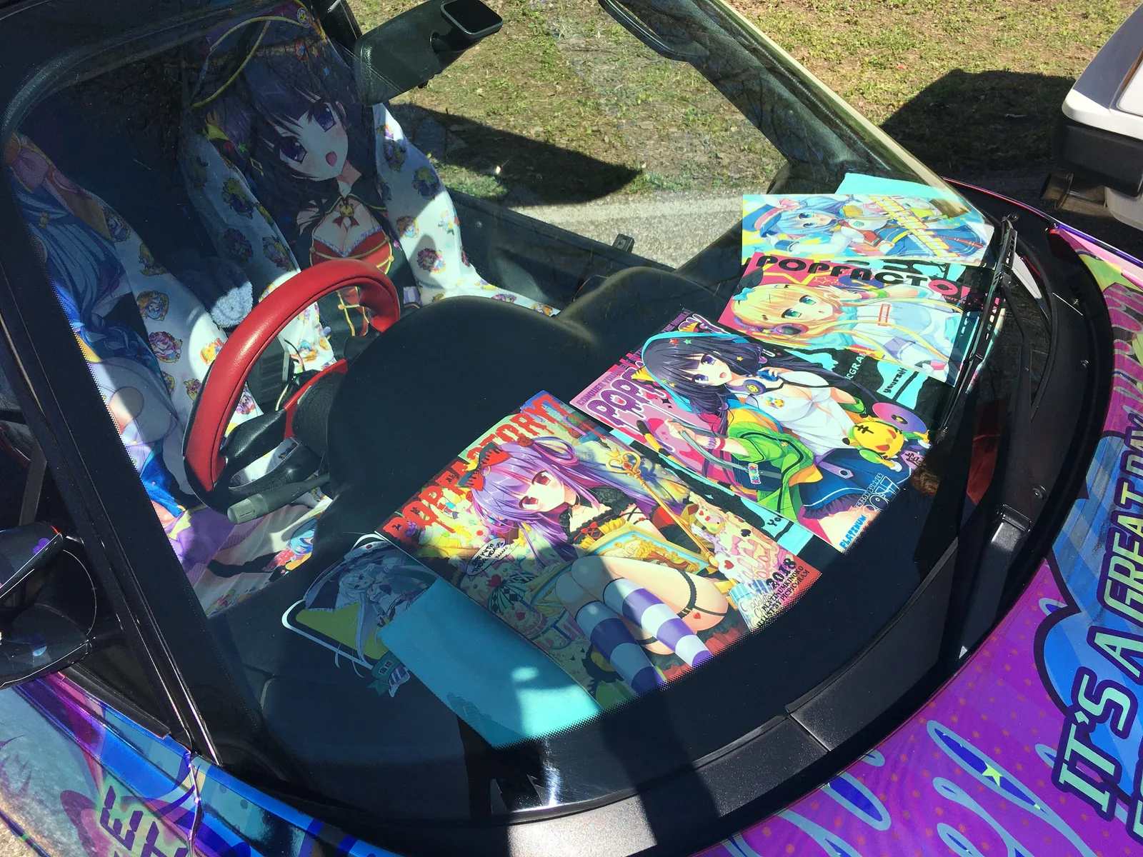 Itasha Autozam AZ-1 dash