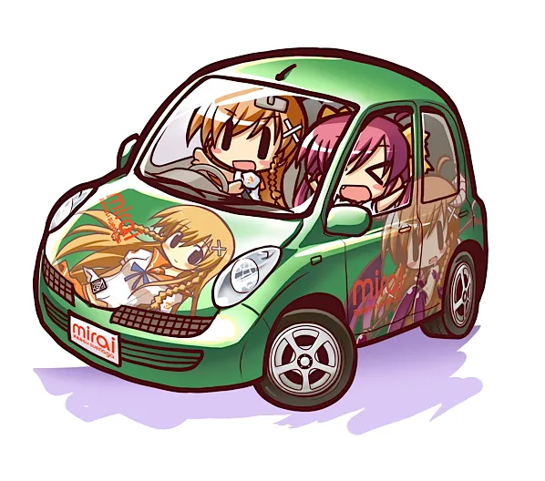 Chibi Mirai Suenaga itasha