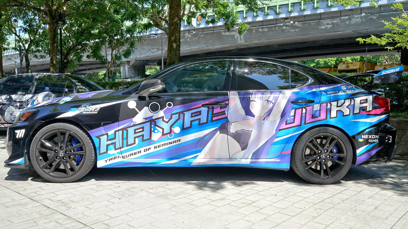 Yuuka Hayase itasha left side 20240811a