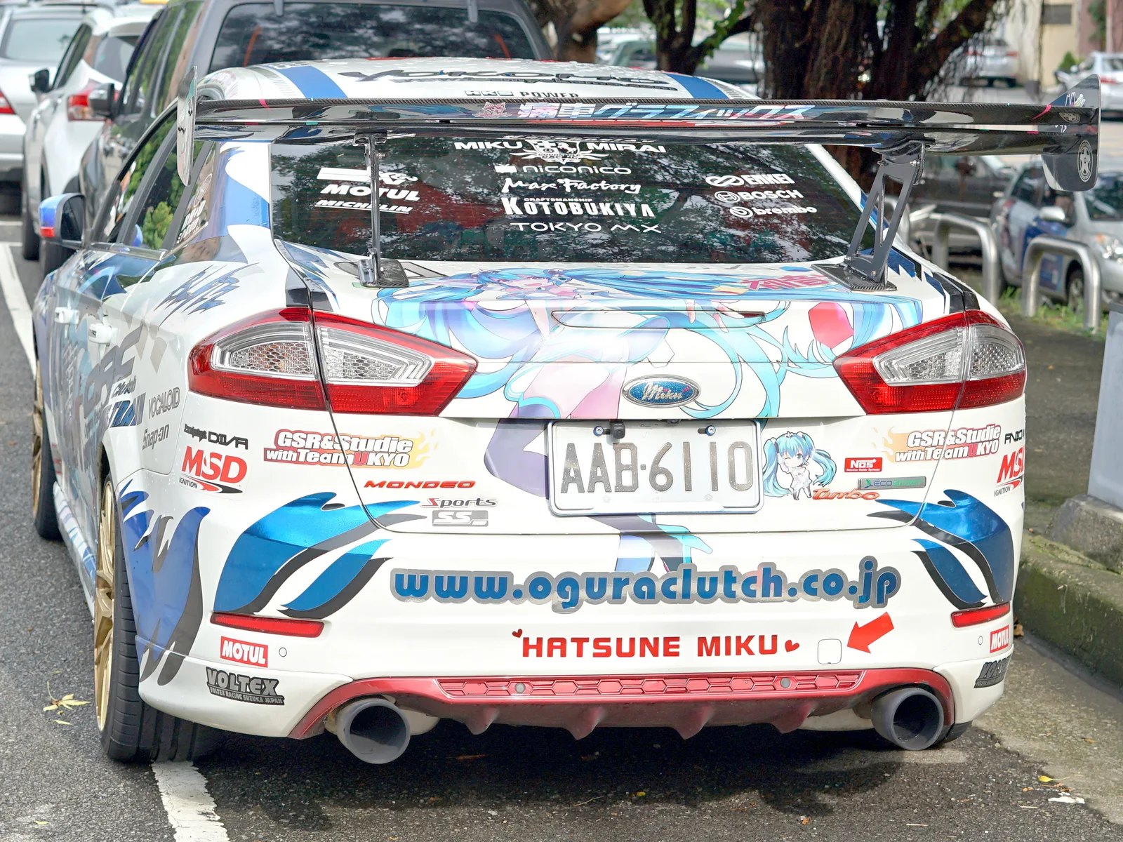 Hatsune Miku itasha AAB-6110 end at World Trade Park 20230827