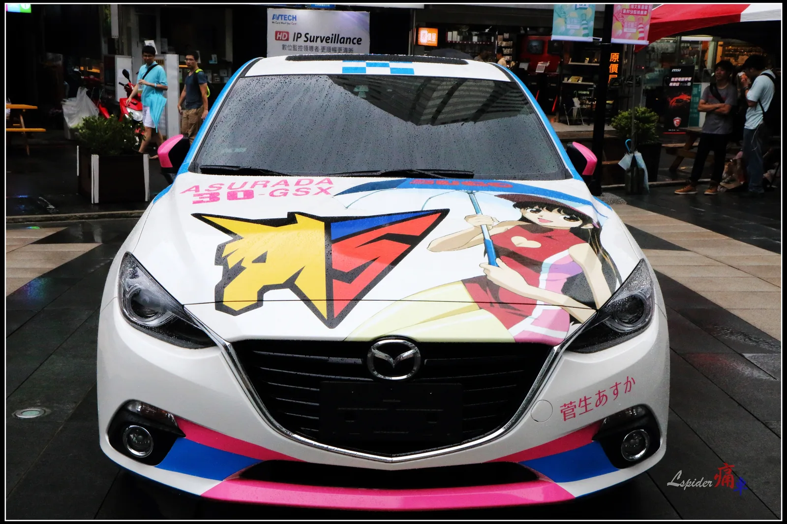 Asuka Sugo itasha head at Syntrend Creative Park 20160717