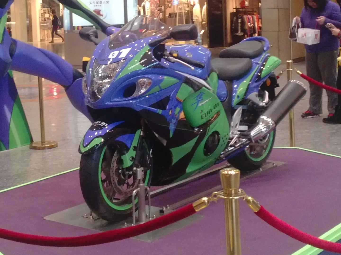 EVA-01 itansha at EVA EXPO Shanghai 20131116