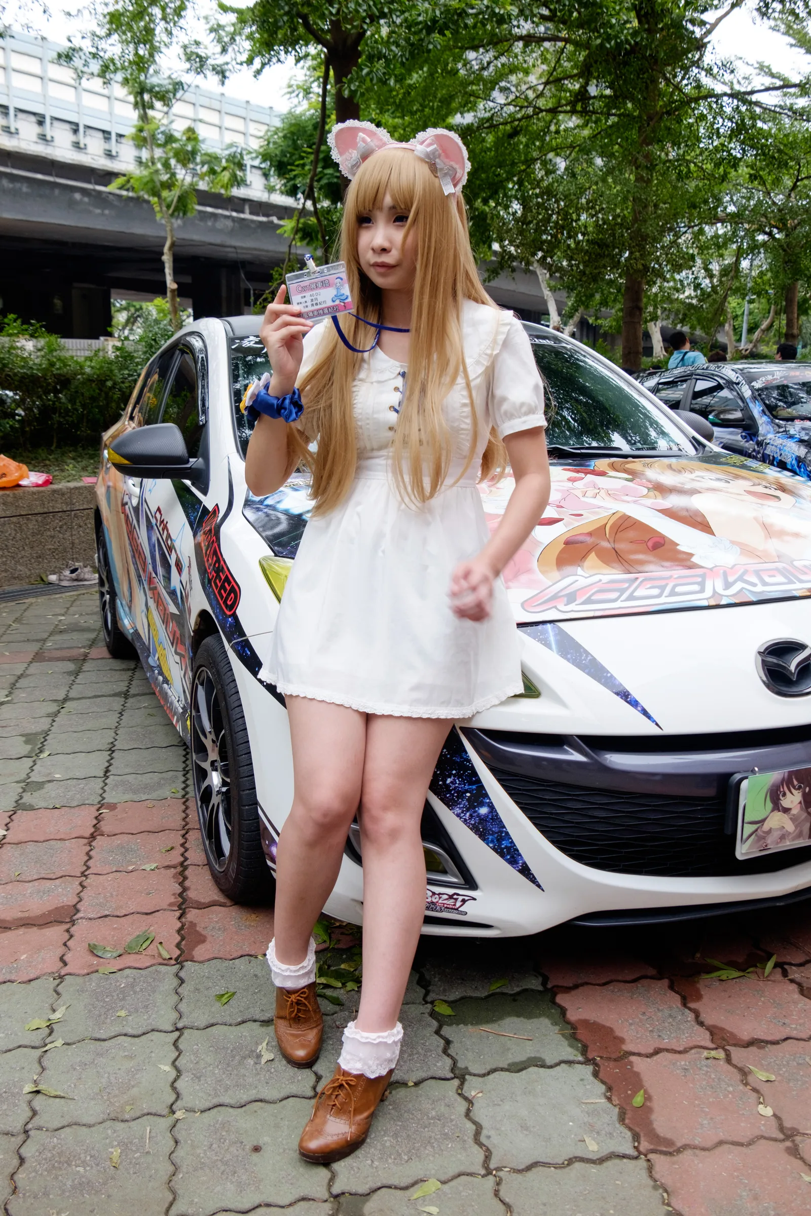 Rurara831 as Kōko Kaga with itasha at CWT40 20150809a