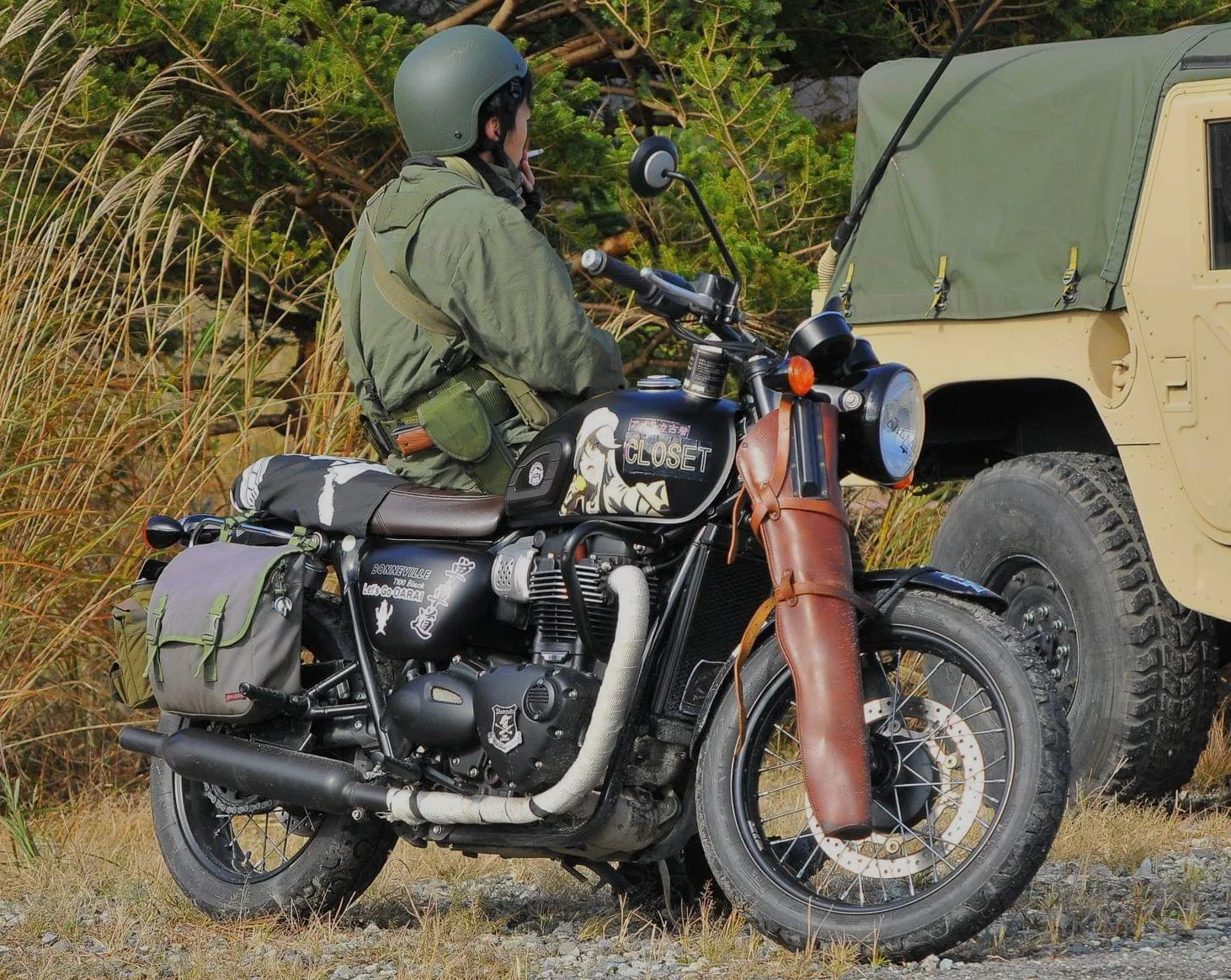 GuP itansha triumph and military solger
