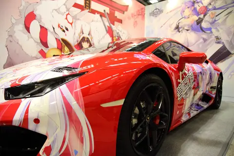 Lamborghini Huracán itasha of Azur Lane left 20200822c