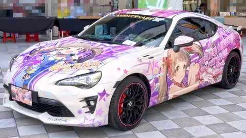 Serika Hakozaki itasha left side 20221002