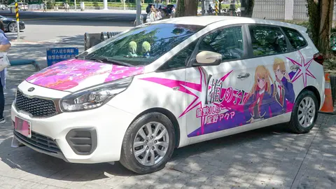 Oshi no Ko taxi left side 20240811b