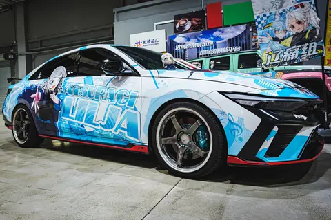 Katsuragi Riiriya itasha at IFE01 20251007124447