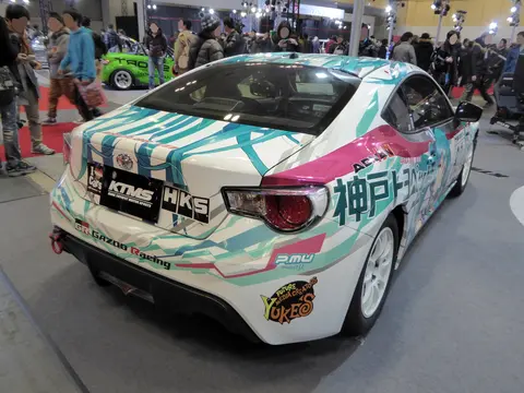 OSAKA AUTO MESSE 2015 (130) - No.82 GSR HATSUNEMIKU KOBE TOYOPET 86