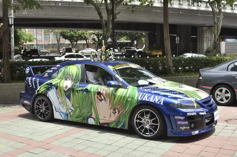C.C. itasha right side at FF18 20110730a