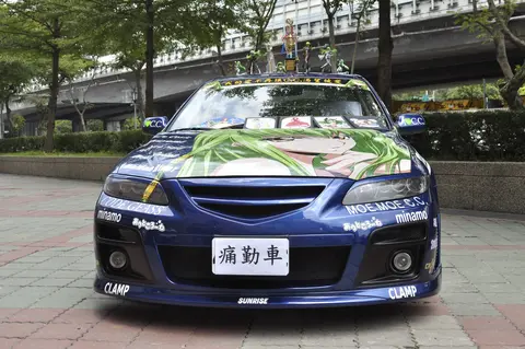 C.C. itasha head at FF18 20110730a