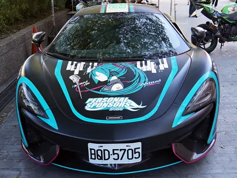 Hatsune Miku itasha BQD-5705 head 20231210a