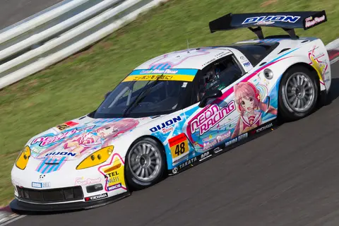 Dijon Neon Callaway Wako's ED 2012 Super GT Sugo free practice