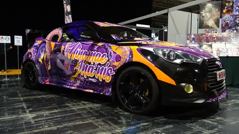 Hyundai Veloster Itasha Ninomae Ina'nis Hololive VTuber Expo