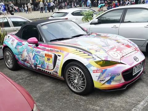 Hatsune Miku itasha BLT-8383 right side at Hall 1, WTC Taichung 20230827