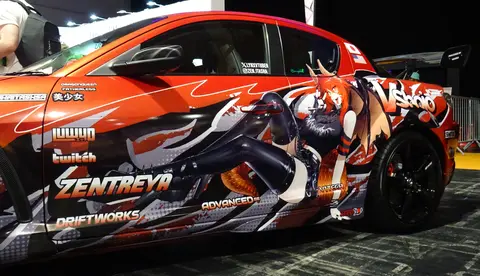 Mazda RX-8 Itasha Zentreya VShojo VTuber Expo (1)