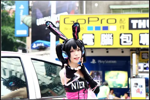Love Live! itasha and Nico Yazawa cosplayer at Syntrend Creative Park 20160717d