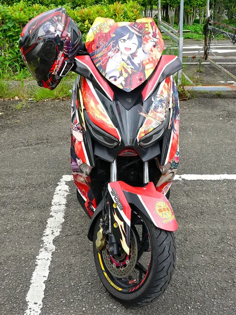 Setsuna Yuki itansha LAH-0152 head at NTSU Arena parking lot 20240601