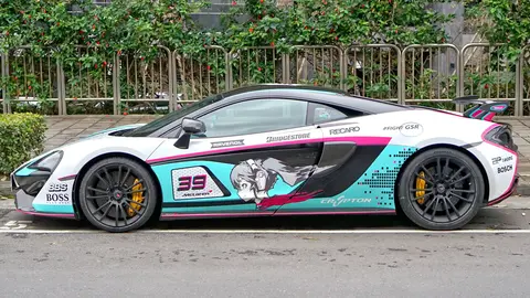 Hatsune Miku itasha BQD-5705 left side 20250207