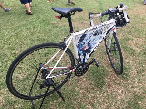 Hibiki Kancolle bicycle itasha