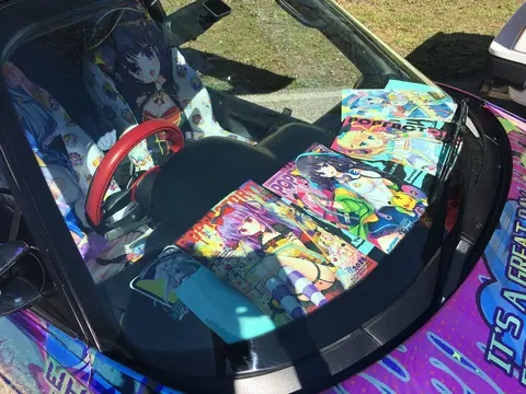 Itasha Autozam AZ-1 dash