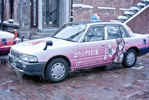 Mari Illustrious Makinami taxi in Sapporo 20130224