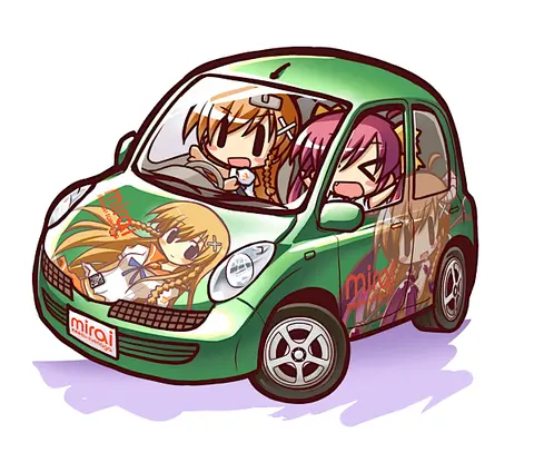 Chibi Mirai Suenaga itasha