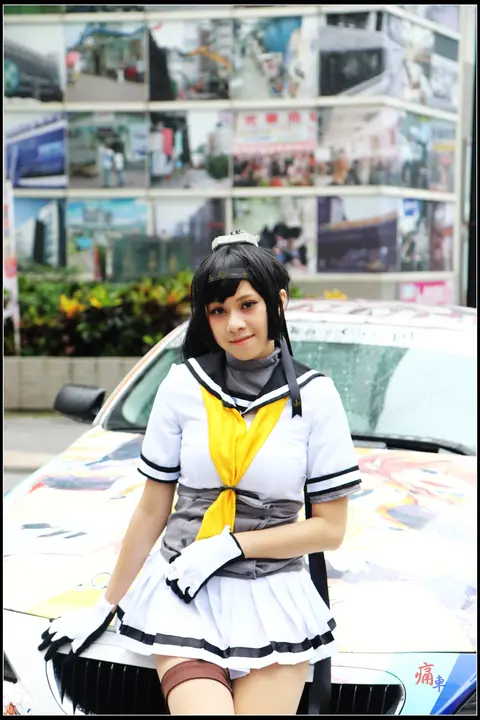 Kantai Collection itasha head and Akane at Syntrend Creative Park 20160717b