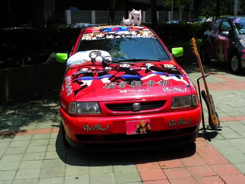 K-On! itasha head at FF18 20110731b