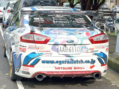 Hatsune Miku itasha AAB-6110 end at World Trade Park 20230827