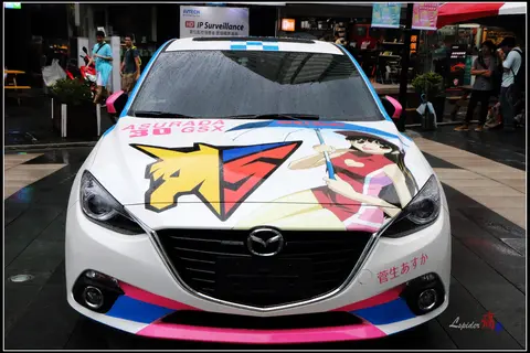 Asuka Sugo itasha head at Syntrend Creative Park 20160717